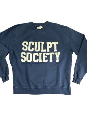 The Sculpt Society Navy Crewneck Sweatshirt size S